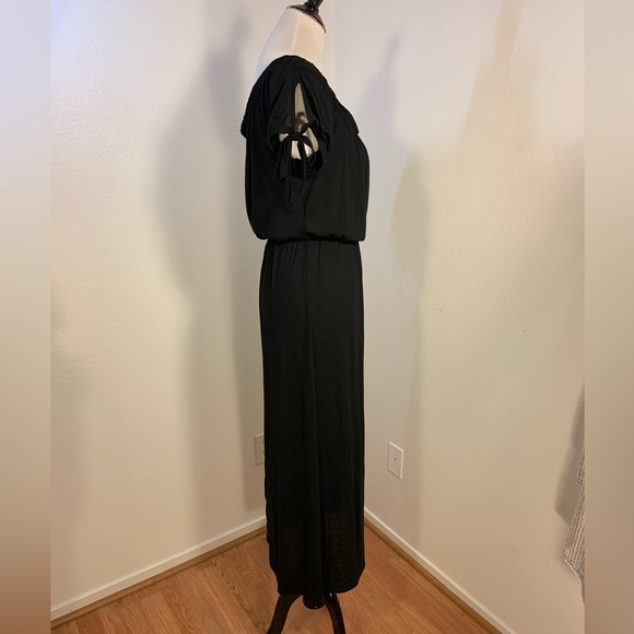 NWT Forever Rose Couture Long Black Dress - Size 2X - Picture 3 of 6